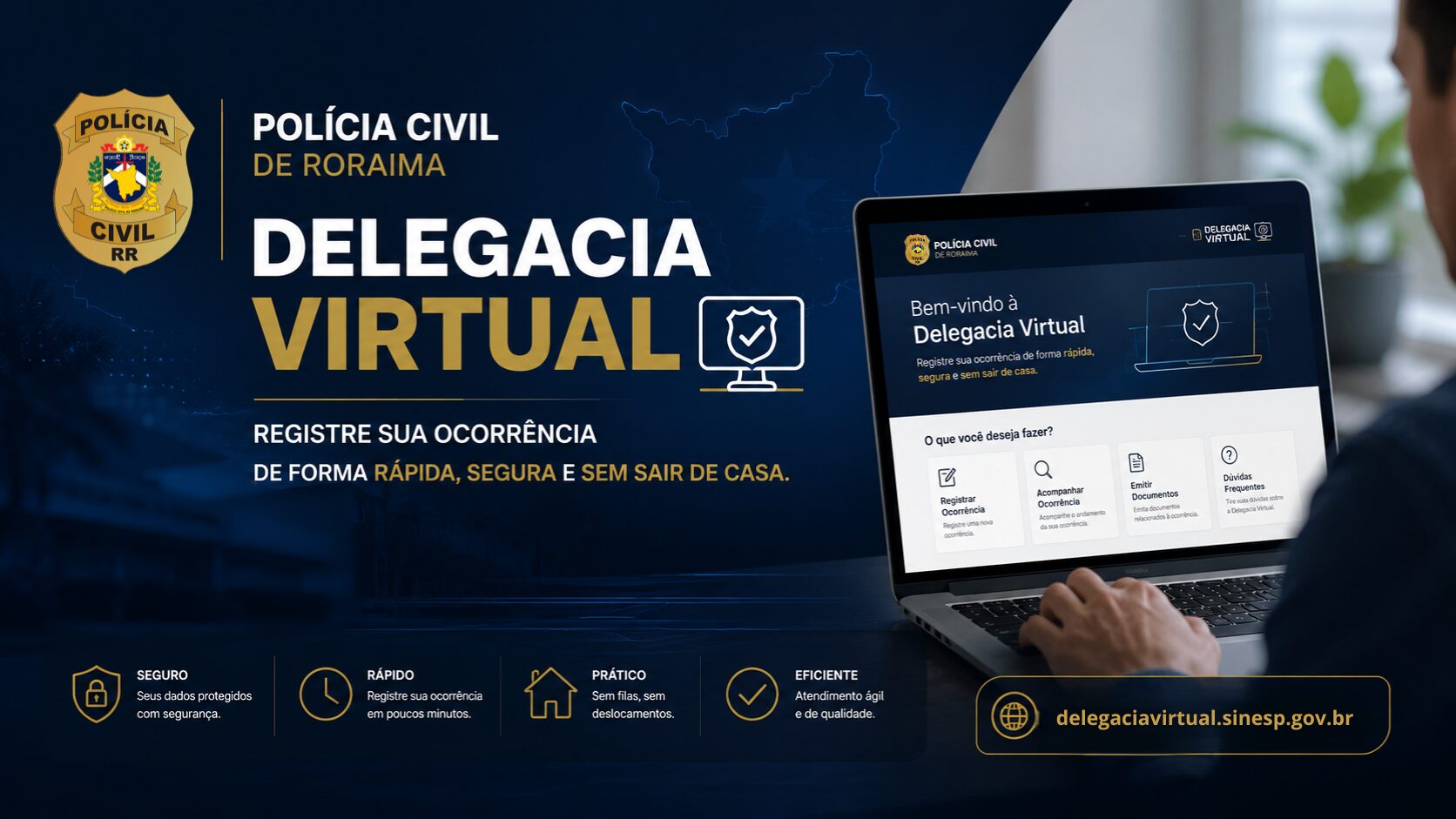 Acesse a Delegacia Virtual